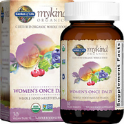 Garden of Life Multivitamin for Women - mykind Organics Women's Once Daily Multi