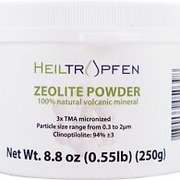2 Zeolite Clinoptilolite Powder By Heiltropfen Supplement 8.8 oz Each