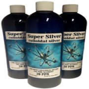 colloidal silver Super Silver 20 PPM 68 Onces Four 17-ounce Bottles