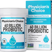 Physician'S Choice Probiotics 60 Billion CFU - 10 Strains + Organic Prebiotics -