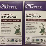 New Chapter Fermented IRON COMPLEX 120 Tablets