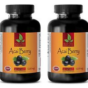 Antioxidant Blend - ACAI BERRY EXTRACT - Free Radical Defense - 2 Bottles 120 Ca