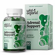Adrenal Support Supplements Gummies/Energy, Stress/Calm Gummies Vegan - 60 Chews