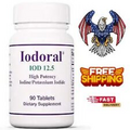 Iodoral High Potency Iodine 12.5mg, Energy, Thyroid-90Ct  (Free Shipping)