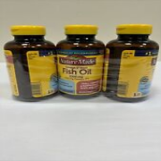 3X Nature Made Omega-3 from Fish Oil 1200 mg 100 Softgels EXP. 12/25