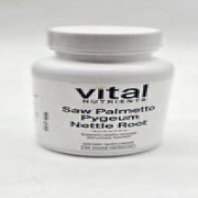 Vital Nutrients Saw Palmetto Pygeum Nettle Root 60 Vegan Capsules Exp 03/2026