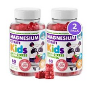 Kids Magnesium Gummies Sugar-Free - Magnesium Gummies Supplement for Children
