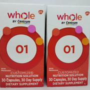 (2) Whole Centrum 01 ~ 30 Capsules ~ Supplement ~ Nutrition Solution ~ Melatonin