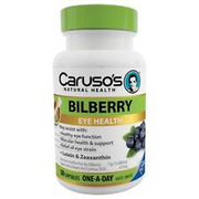 Caruso's - Bilberry 50 Capsules Eyes and Macula Health Vitamin Support