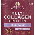 Ancient Nutrition Multi Collagen Protein Brain Boost - Vanilla 16 oz Pwdr - 45 S