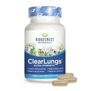 RIDGECREST HERBALS Clearlungs Extra Strength New 60 Capsules 0.02 Pound
