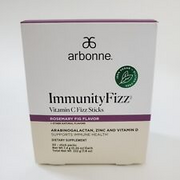 Arbonne ImmunityFizz Vitamin C Fizz Sticks 30 Stick Packs Rosemary Fig Exp 7/24