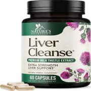 Liver Cleanse Detox & Repair Formula - Herbal Liver Support Supplement with Milk