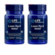 Life Extension Lower Back Relief 2X60caps Five-leaf chaste tree/Vitex/Ginger