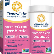 Renew Life Women's Probiotic Capsules - 50 Billion CFU Guaranteed - Supports pH