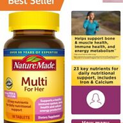 Multivitamin For Her, Womens Multivitamin for Daily Nutritional Support, Mult...
