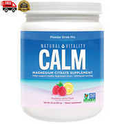 Natural Vitality Calm Magnesium Citrate Powder, Gluten-Free, 20 Ounces FREE SHIP