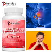 High Potency Serrapeptase 120,000 SPU - Supports Sinus Health, Anti-Inflammatory