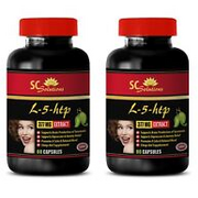 serotonin weightloss - L-5-HTP - sleeping aid - 2 Bottles (120 Capsules)