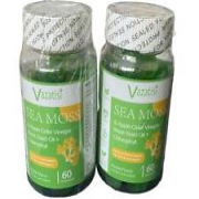 Vazatisi 2 Pack Organic Irish Sea Moss 120 Gummies for Immune & Thyroid Support
