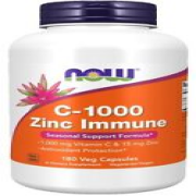 NOW Foods C-1000 Zinc Immune - 180 vcaps