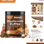 Mushroom Coffee for Smoothies/Latte, Mushroom Powder Blend 57 Servings with L...