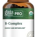 Gaia Herbs Pro Organic B-Complex for Overall Health & Wellness - B12, B6, Niacin