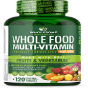 Whole Food Multivitamin for Men - Natural Multi Vitamins, Minerals, Organic Extr