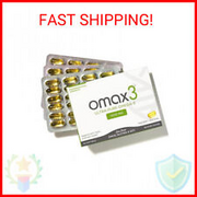 Omax3 Natural Omega 3 Fish Oil Pills 1500 MG EPA DHA - Omega3 Fatty Acid Muscle
