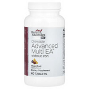 Chewable Advanced Multi EA without Iron, Mixed Fruit, 60 Tablets