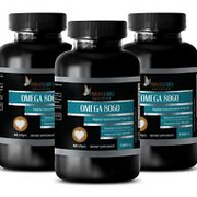 Natural Omega-3 - Fish Oil 1500mg - Highly Concentrated - EPA DHA  - 3 Bottles