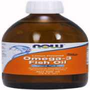 Supplements, Omega-3 Fish Oil Liquid, Molecularly Distilled, Lemon Flavored, 16.