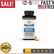 NeuroQ Memory & Focus - Boosts Cognitive Performance & Healthy Brain Function