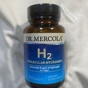 LARGER Dr. Mercola H2 Molecular Hydrogen 90 Tablets Exp 11/25