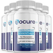 (5 Pack) Ocure+ Vision Supplement Pills - Support Healthy Vision & Eye Sight
