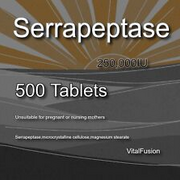 SERRAPEPTASE TABLETS 250000IE Gastro Resistant Mega-St x 500 Tablets