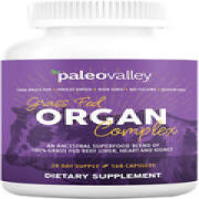 Paleovalley Grass Fed Beef Organ Complex - Freeze-Dried Beef Liver, Heart, and 1