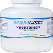 Msmpure Vegetarian Capsules, 500 Count, Made with Organic Sulfur Crystals, 99.99