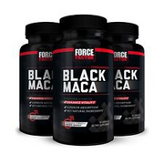 FORCE FACTOR Black Maca Root, 3-Pack, Vitality Supplement for Men with Superi...