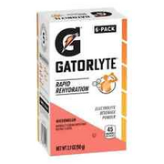 Gaterade Watermelon Electrolyte Complex,ReducedSugar Hydration Mix Gatorlyte 6Ct