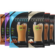 Chike High Protein Iced Coffee Sampler Pack, 20 G Protein, 2 Shots Espresso, 1 G
