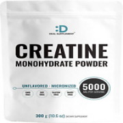 Creatine Monohydrate Powder 300 Grams (60 Servings), Unflavored | Pure | Microni