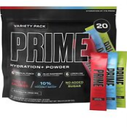 20 PACK: Prime Hydration+ Electrolyte Powder Mix Sticks Variety Pack For Workout