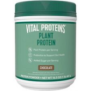 Vital Proteins Plant Protein Powder, Chocolate, 20g Protein, 16.5 oz
