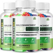 3 Pack - VigorliteRX Gummies, Male Virility, Stress Relief - 180 Gummies