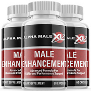 Alpha Male XL - Male Virility - 3 Bottles - 180 Capsules