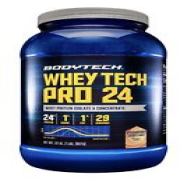 BodyTech Whey Tech Pro 24 Protein Isolate Powder Strawberry Shortcake 2lbs