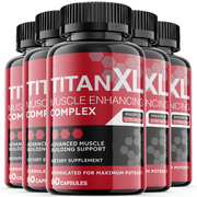 Titan XL - Male Virility - 5 Bottles - 300 Capsules