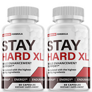 Stay Hard XL - Male Virility - 2 Bottles - 120 Capsules