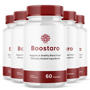 Boostaro Male - Boostaro Capsules For Men, Blood Flow Virility - 5 Pack